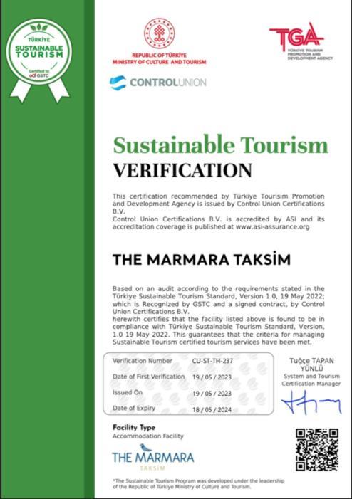 מלון The Marmara Taksim